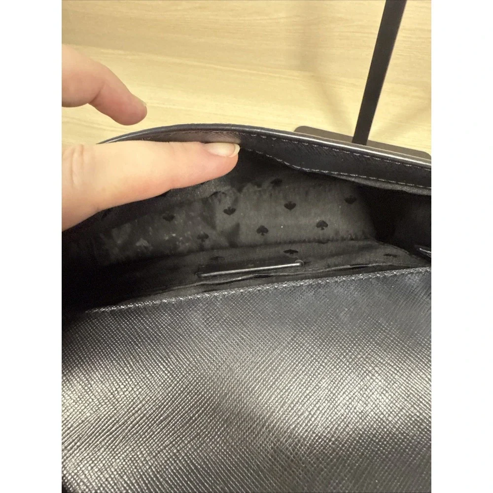 Kate Spade Carson Convertible –‎ Black Saffiano Leather – NO CROSSBODY STRAP